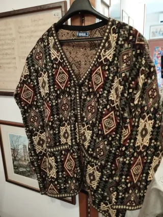 Cardigan ÖZÇELİK manica lunga taglia unica