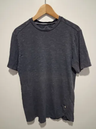 Camiseta gris jaspeada