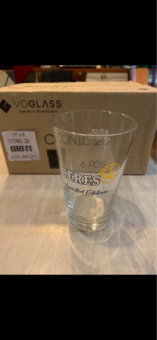 6 Bicchieri Ceres Limited Edition 10€ tutti 6