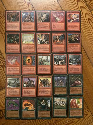 91 Carte Magic The Gathering Vintage