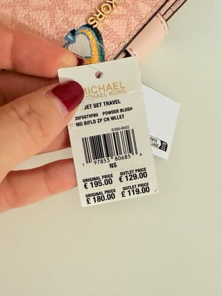 Portafoglio Michael Kors rosa con disegni