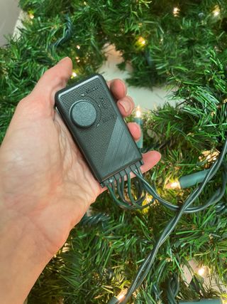 Tira Luces navidad con verde