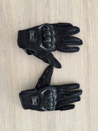 Guantes de Moto Racing Biker Negros