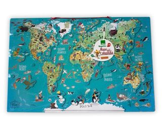 Puzzle Magnético Mapa del Mundo Vilac