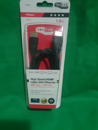 Cable HDMI Teccus 1.5m Alta Velocidad Ethernet