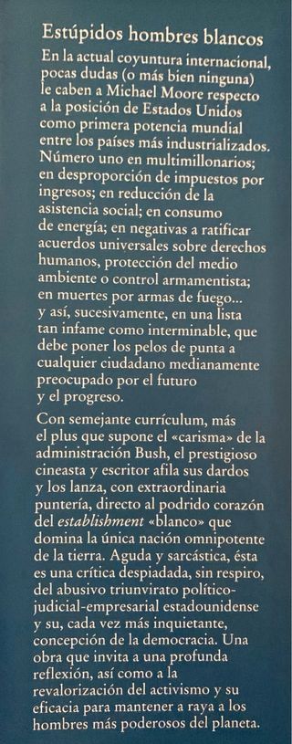 MICHAEL MOORE. 2 geniales libros sobre América.