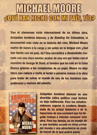 MICHAEL MOORE. 2 geniales libros sobre América.
