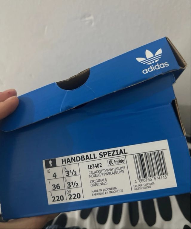 Zapatillas Adidas Spezial Negras Talla 36