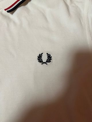 Polo Fred Perry Blanco