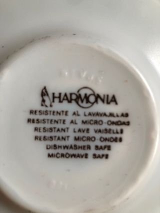 Juego 6 tazas Harmonia porcelana