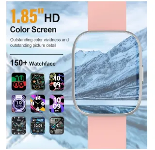 Smartwatch Rosa e Argento, per Bambina, Donna