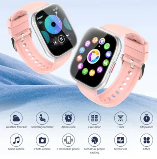 Smartwatch Rosa e Argento, per Bambina, Donna
