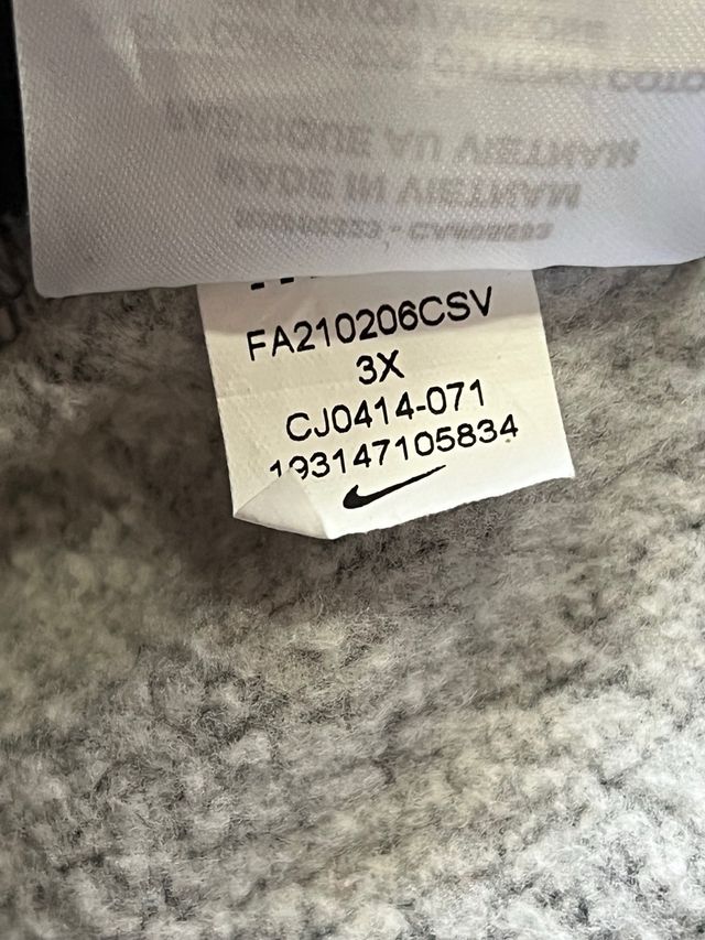 Pantalón Ancho de Chándal Nike Gris