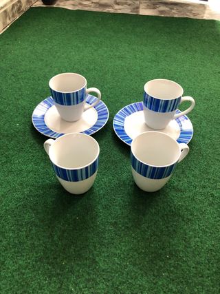 Juego 4 Tazas Finesse Porcelain