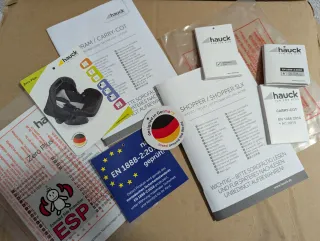 Silla de paseo Hauck Shopper SLX + MaxiCosi + Cuco