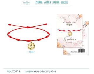 Pulsera 7 nudos Yinyan Acero Inoxidable