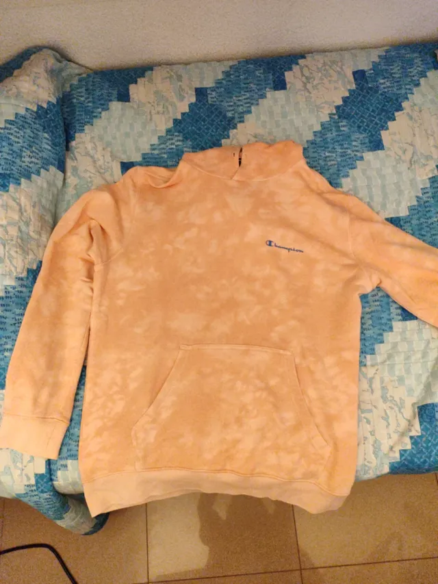 Sudadera Champion Tie Dye Salmón