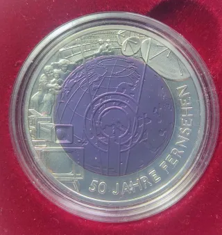 Moneda Austria 25€ Niobio 2005 Televisión