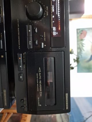 Platina Cassette JVC TD-W254 Doble