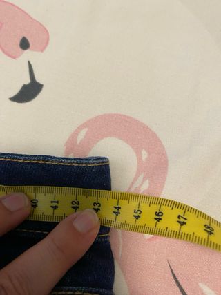 Falda vaquera Zara MIDI azul