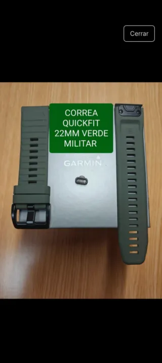 Correa Garmin Quickfit 22mm Verde Militar+ REGALO