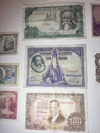 Lote Billetes Españoles Antiguos