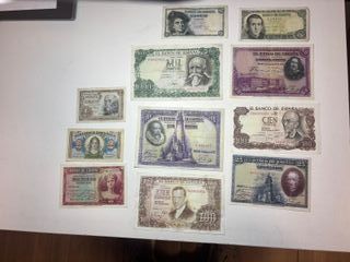 Lote Billetes Españoles Antiguos