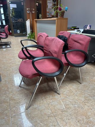 Sillas de oficina tapizadas