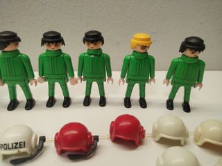Playmobil Policías y Cascos