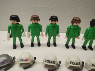 Playmobil Policías y Cascos