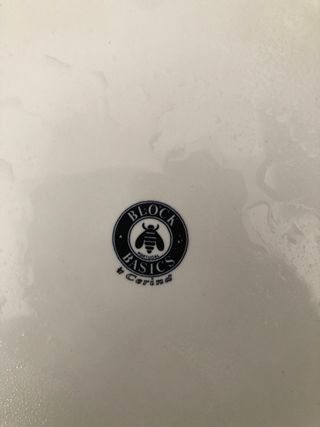 Plato de porcelana Block Basics by Cerind