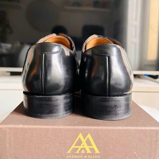 Zapatos Oxford, negros de Ashton & Allen, talla 42