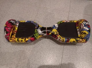 Hoverboard Subway Graffiti + Sillita