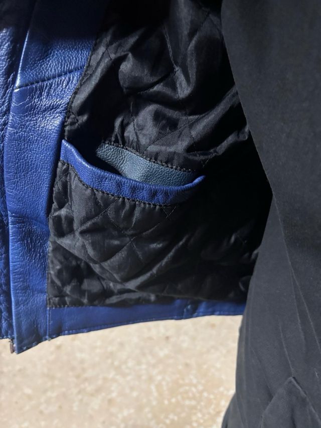 Chaqueta Piel Moto Red Bull talla M