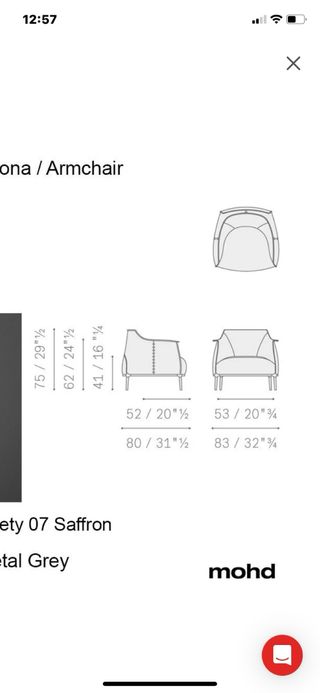 Sillón Poltrona Frau Archibald