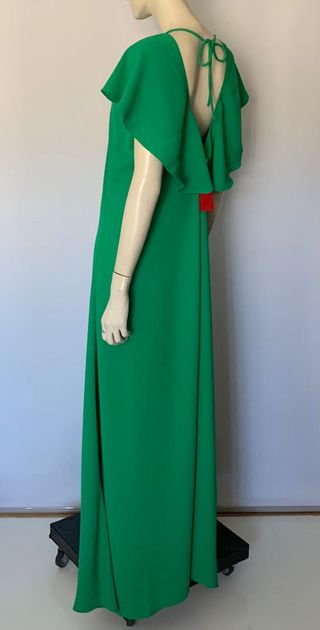 Vestido Fiesta Carolina Herrera Verde