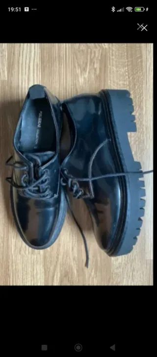 Zapatos Pull&Bear negros talla 37