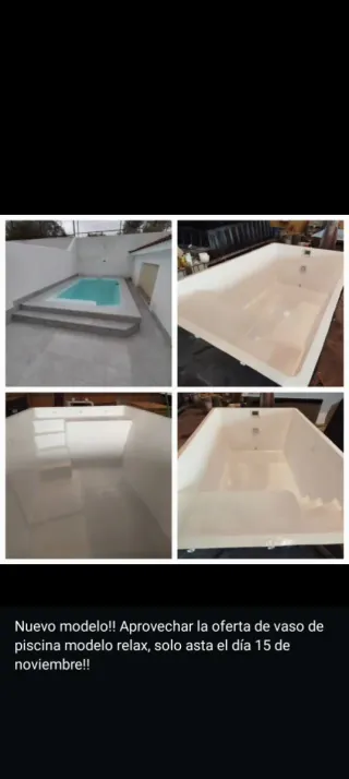 Piscina de poliéster de 4,50×2,50, 1,40