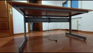 Mesa de estudio madera y metal