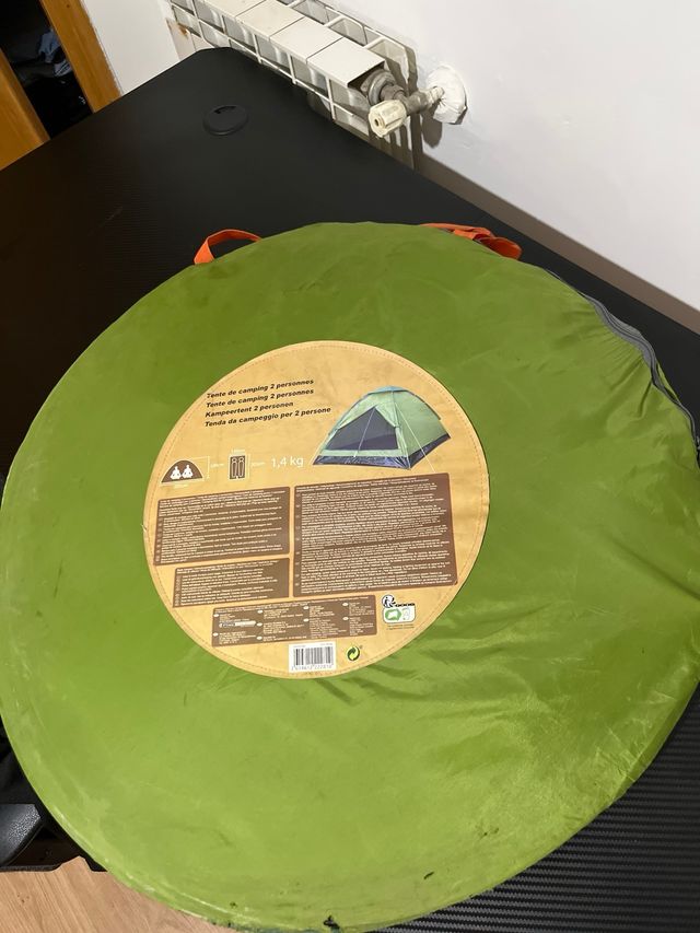 Tienda de campaña 2 personas verde