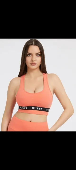 Sujetador deportivo Guess naranja talla s