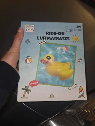 Materassino gonfiabile a forma di anatra