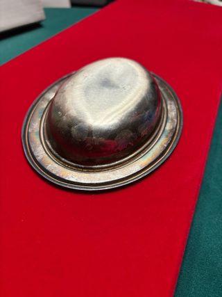 Piatto ovale in argento placcato