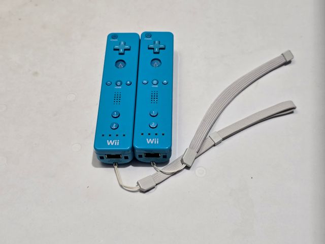 2 mandos wii azul originales nintendo wii