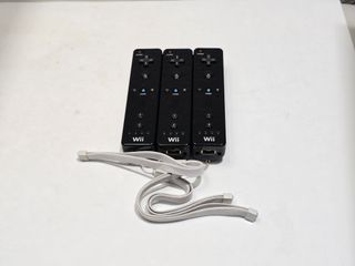 3 mandos wii negro originales nintendo wii