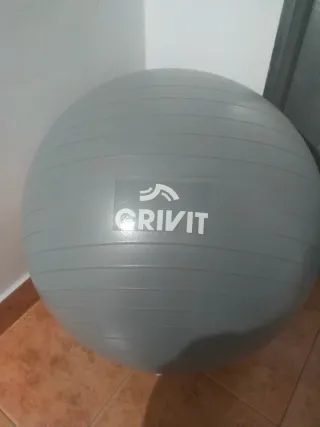 Pelota de pilates gris Crivit