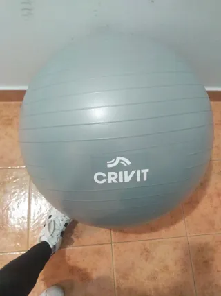 Pelota de pilates gris Crivit