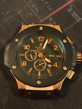 Reloj Automático Oro Negro