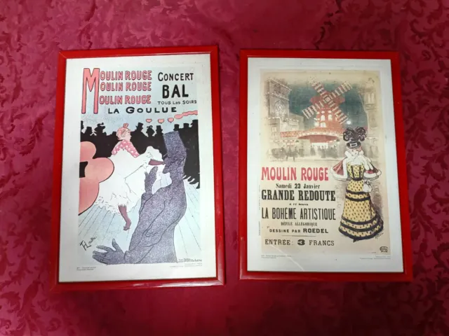 Quadro Moulin Rouge, 2 pezzi