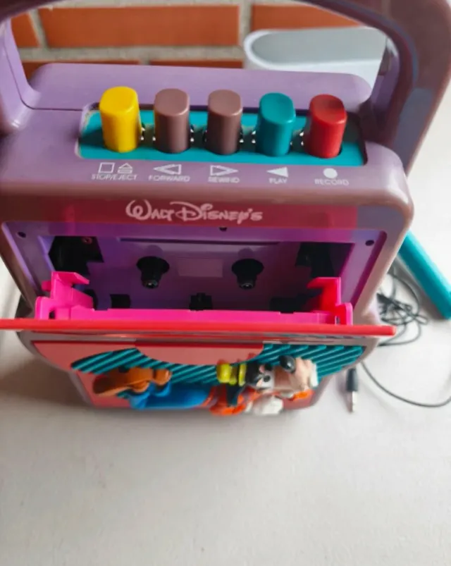 Reproductor Cassette Lenco Goofy Disney 1993